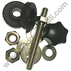 Black Charging Clamp Kit for Inverter Telwin BIMAX