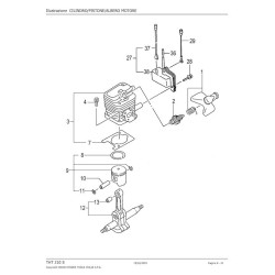 Tanaka Spare Parts for Engine Hdge Cutter THT 210 S