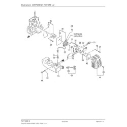 Tanaka Spare Parts for Engine Hdge Cutter THT 210 S