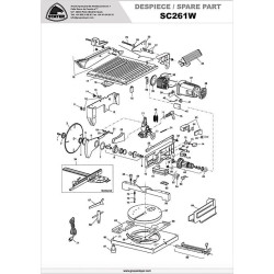 Stayer Spare Parts for Mitre Saw  SC261W