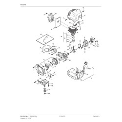 Ricambi Castor per Decespugliatore POWER 41 F (2007) 184122001