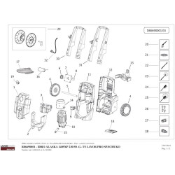 Lavor Pro Parts for Pressure Cleaner Idro Alaska 1409XP