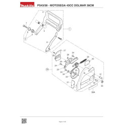 Ricambi Dolmar per Motosega PS43/38