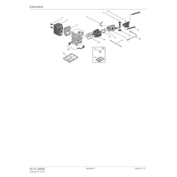 Castelgarden Spare Parts for Chaisaw XC 41 (2009) 222516003/04
