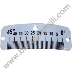 Targa Graduata per Troncatrici Femi 732 - 733 - TR240 - TR245