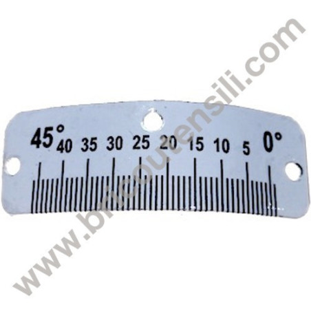 Targa Graduata per Troncatrici Femi 732 - 733 - TR240 - TR245