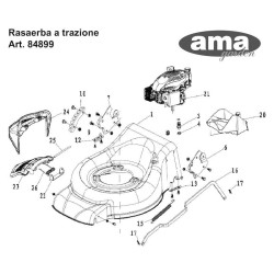 Ricambi Ama per Rasaerba a Trazione LT 46E