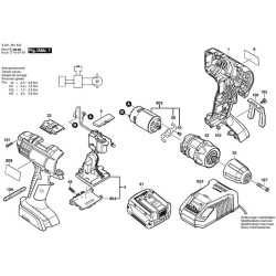 Ricambi Bosch per Trapano Avvitatore GSR 14,4-2-LI - 3601JA4400