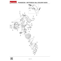 Dolmar Spare Parts for Chainsaw PS4600S/38