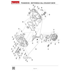 Dolmar Spare Parts for Chainsaw PS4600S/38