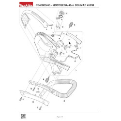 Ricambi Dolmar per Motosega PS4600S/45 - 46cc