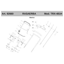 Ricambi Ama per Rasaerba TRX-481H