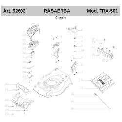Ricambi Ama per Rasaerba TRX-501