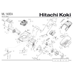 Ricambi Hitachi per Motosega da Potatura Hitachi CS25EC-SC