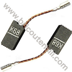 Carbon Brushes K 68 for Angle Grinders FLEX L 3309