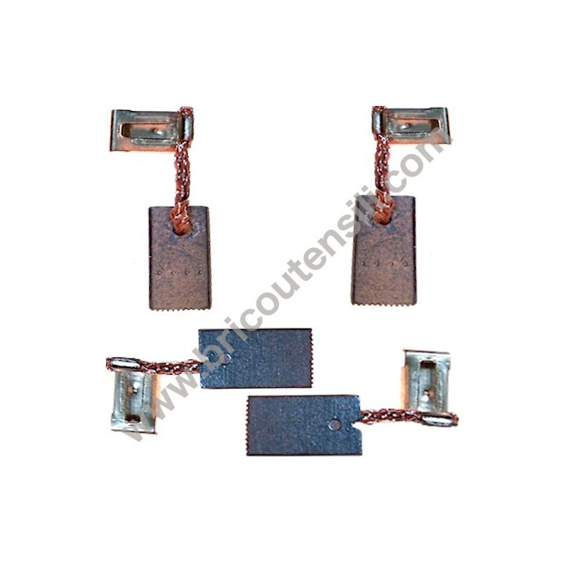 Carbon Brushes 4 pcs Set for Cordless Drill FLEX DD/PD/ID 2G 18.0