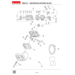 Ricambi Makita per Decespugliatore RBC2511