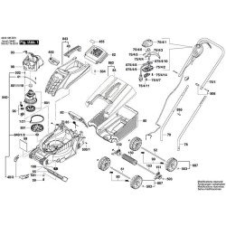 Ricambi Bosch per Tosaerba 32 R /230 V/EU - 3600H85B01