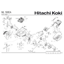 Ricambi Hitachi per Motosega da Potatura Hitachi CS25EC-SC