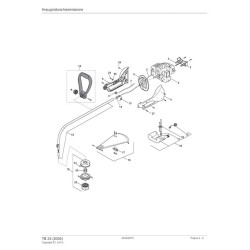 Alpina Spare Parts for Brushcutter TB 23 (2005) 282010014/04