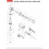 Makita Spare Parts for Angle Grinder GA7050R
