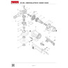 Makita Spare Parts for Angle Grinder 9015B