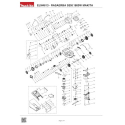 Makita Spare Parts for Lawn Mower ELM4613