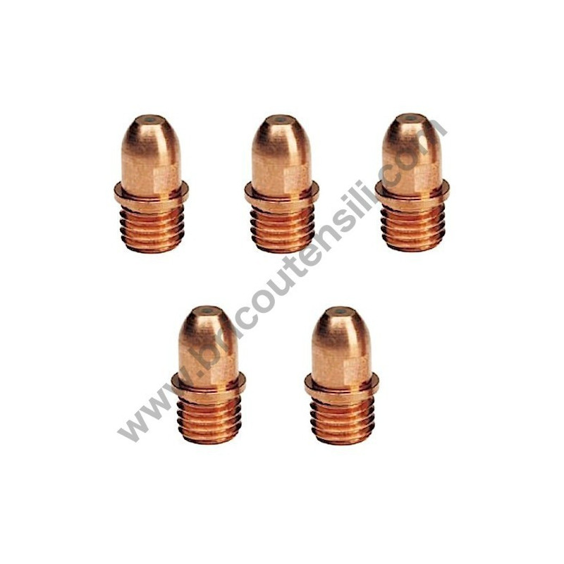 Set 5 Electrodes for Plasma Torch Telwin SUPERPLASMA