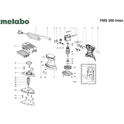 Metabo Spare Parts for Multi Sander FMS 200 Intec - 00065000