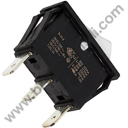 Deviatore Bianco 0-1 16A 250V per Caricabatteria Telwin