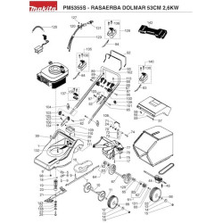 Dolmar Spare Parts for Lawn Mower PM5355S