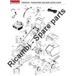 Ricambi Dolmar per Rasaerba PM5355S
