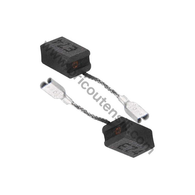 Carbon Brush Set E74 for Angle Grinder Bosch GWS 7-115 E
