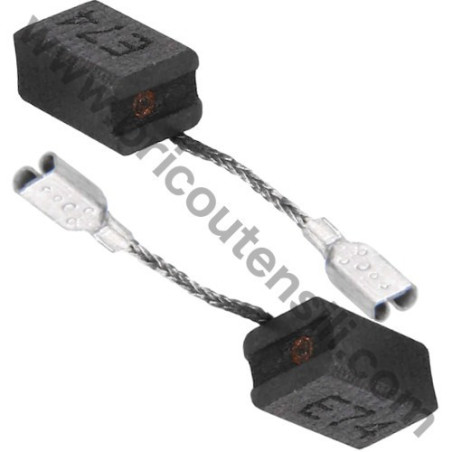 Carbon Brush Set E74 for Angle Grinder Bosch GWS 7-115 E