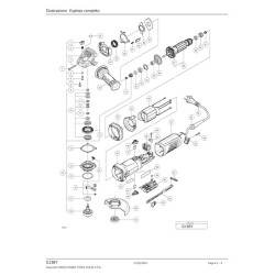 Ricambi Hitachi per Smerigliatrice Angolare G13BY