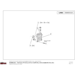 Ricambi Originali Lavor per Idropulitrice Idro Vertigo 28 - R80470003C