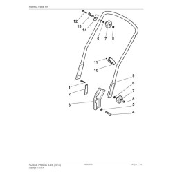 Ricambi Stiga per Rasaerba TURBO PRO 55 S4 B (2014) 292553028/S14