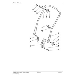 Stiga Parts for Lawnmower TURBO PRO 55 S COMBI (2006) 292554128/ST6