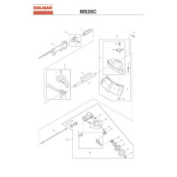 Dolmar Spare Parts for Brusch Cutter MS26C
