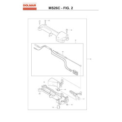 Dolmar Spare Parts for Brusch Cutter MS26C