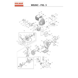 Ricambi Dolmar per Decespugliatore MS26C