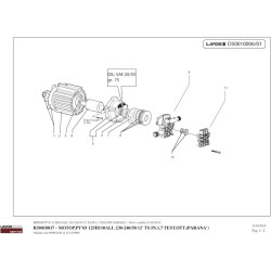 Ricambi Originali Lavor per Idropulitrice MISSOURI 230/50 TS -G- LWS