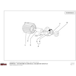 Lavor Original Parts for Pressure Cleaner MISSOURI 230/50 TS -G- LWS