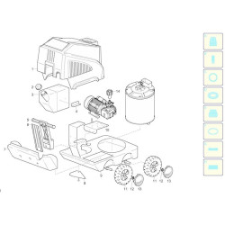 Annovi & Reverberi Parts for Hot Water Pressure Washer 5850 - 25672