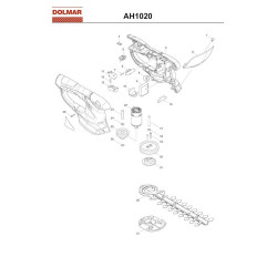 Dolmar Spare Parts for Cordless Edge Trimmer AH1020