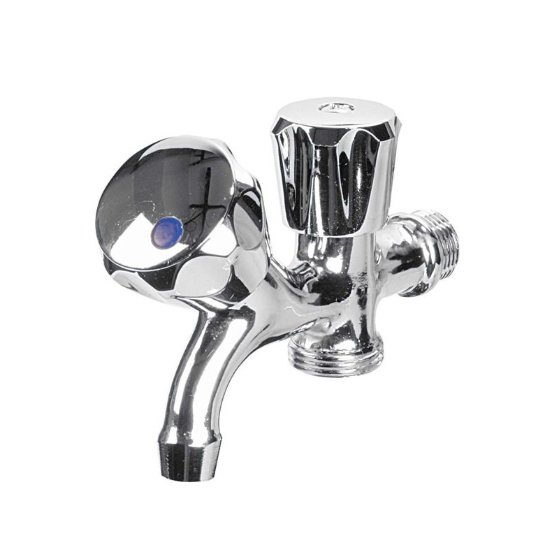 Tap washing machine connection 2-way Duplex