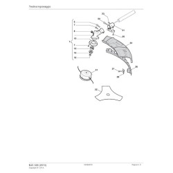 Castor Spare Parts for Brushcutter BJC 326 (2013) - 280120001/ALP