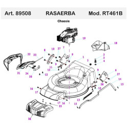 Ama Spare Parts for Lawnmower RT461B