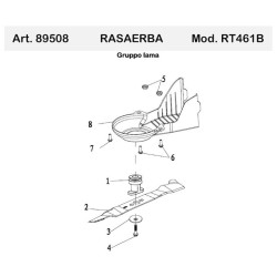 Ama Spare Parts for Lawnmower RT461B