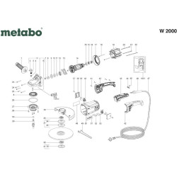 Ricambi Metabo per Smerigliatrici Angolari L 3709-L10-10-LE 9-10